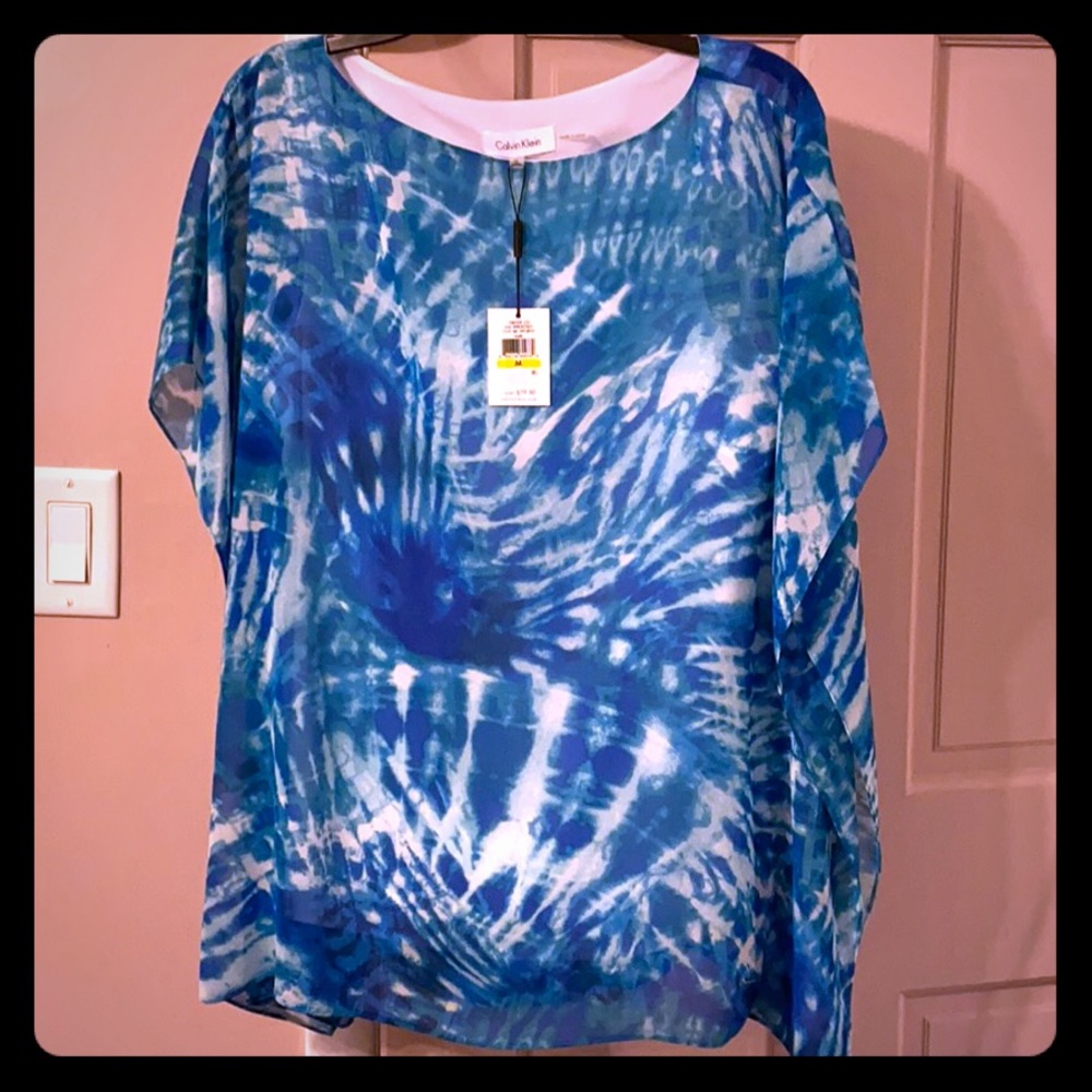 Sleeveless Tye Dye Blouse